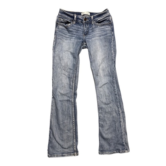 Buckle Denim - BKE Stella Bootcut Stretch Jeans 26x31 1/2 Low Rise Distressed Slim Fit